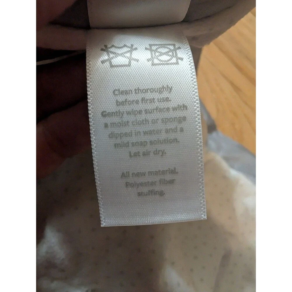 Carter's Just One You Gray Elephant Lovey Satin Trim Security Blanket EUC 2024